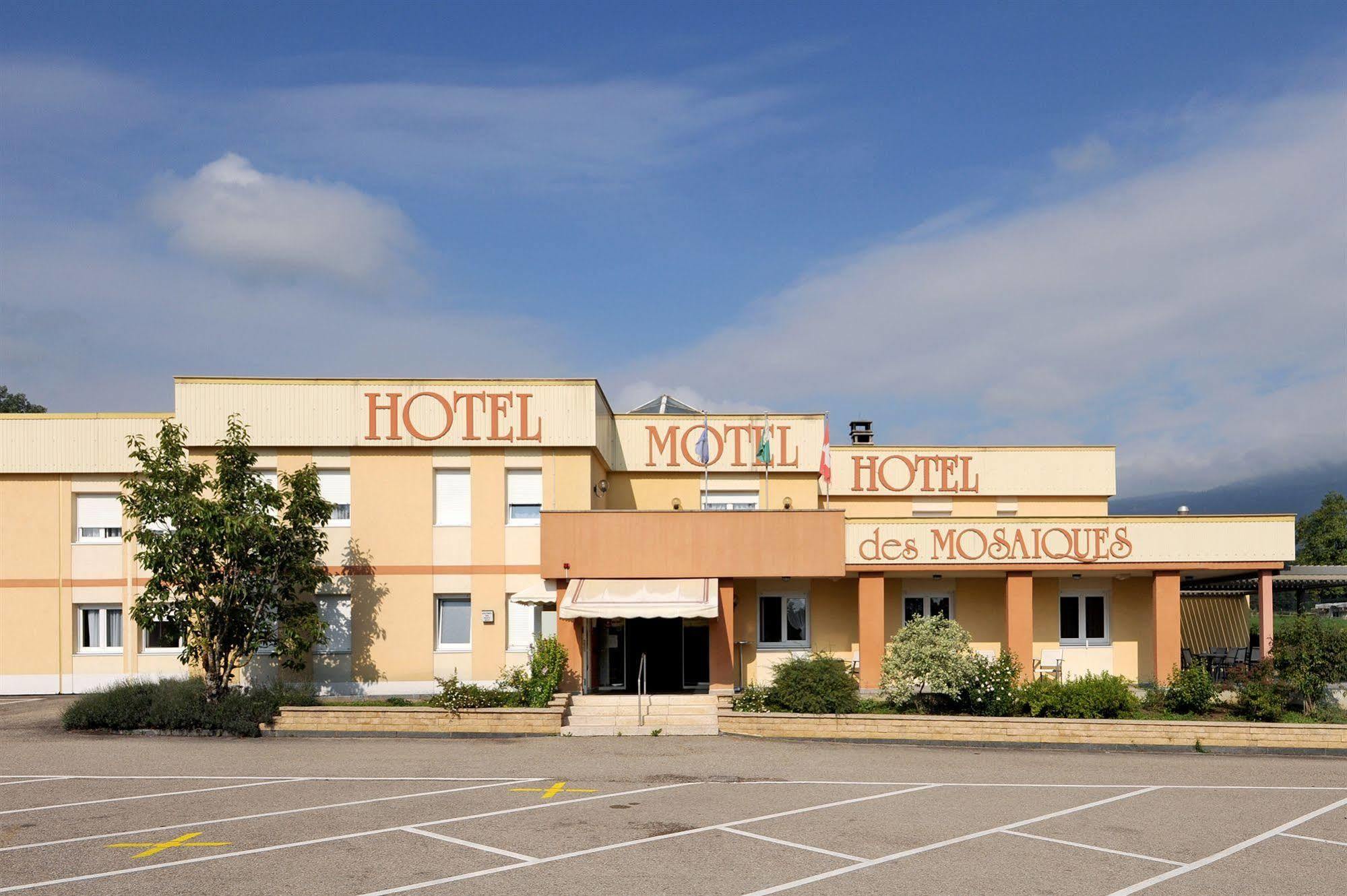 Hotel Des Mosaiques Orbe Exterior foto