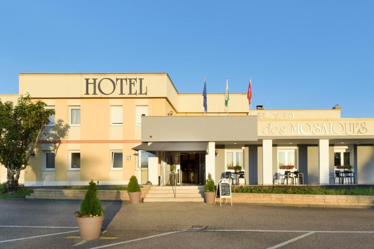 Hotel Des Mosaiques Orbe Exterior foto